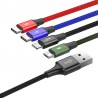 Baseus Fast USB Cable 4in1 2xUSB-C / Lightning / Micro 3,5A 1,2m - Black