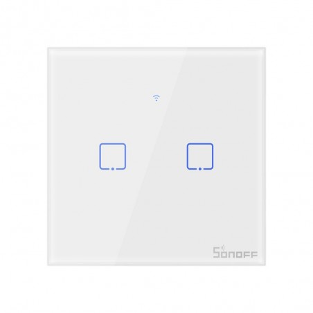 Smart Switch WiFi + RF 433 Sonoff T1 EU TX (2-channel)