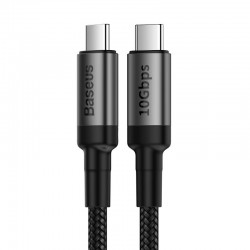 Baseus Cafule USB-C Cable PD 3.1 10Gbps 100W 4K 1m (Black+Gray)