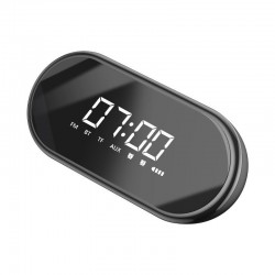 Baseus Encok E09 Wireless Bluetooth Speaker, clock (black)