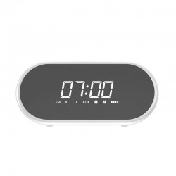 Baseus Encok E09 Wireless Bluetooth Speaker, clock (white)