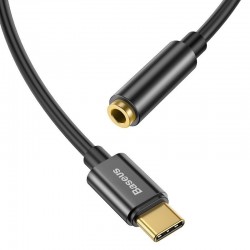 Baseus L54 Audio Adapter USB-C + mini jack 3,5mm (Black)