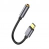 Baseus L54 Audio Adapter USB-C + mini jack 3,5mm (Black+Gray)