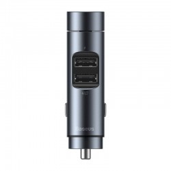 Baseus Energy Column Car Wireless MP3 Charger (Wireless 5.0+5V/3.1A) Dark grey