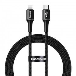 Baseus halo data cable Type-C to iP PD 18W 1m Black