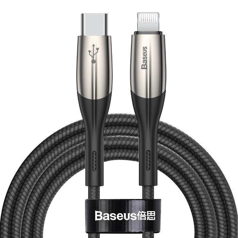 Baseus Horizontal Data Cable Type-C to iP PD 18W 2m Black