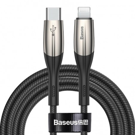 Baseus Horizontal Data Cable Type-C to iP PD 18W 2m Black