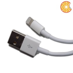 USB Lightning cable for iphone 5, 6, 7, 8, X, XI white 1 meter