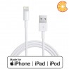 USB Lightning cable for iphone 5, 6, 7, 8, X, XI white 1 meter