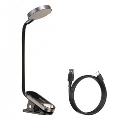 Baseus (DGRAD-0G) Comfort Reading Mini Clip Lamp (dark gray)