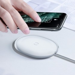 Baseus Jelly wireless induction charger, 15W (white)