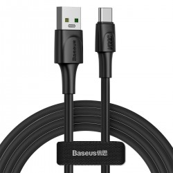 USB-C Baseus White Series, VOOC, QC, 5A, 2m (black)