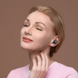 Wireless headphones Baseus Encok WM01, Bluetooth 5.0 (black)