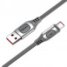 Quick Charge USB-C Baseus Flash, QC 3.0, Huawei SCP, Samsung AFC, 5A, 1m (silver)
