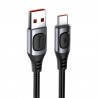 Quick Charge USB-C Baseus Flash, QC 3.0, Huawei SCP, Samsung AFC, 5A, 2m (grey)