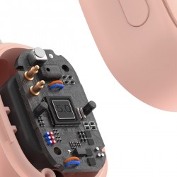 Baseus Encok wireless headphones WM01 Plus, Bluetooth 5.0 (pink)