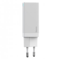 Baseus quick charger GaN2 C+C, 45W, EU (white)