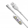 Kabel USB Baseus Fast 4w1 USB do USB-C / Lightning / Micro 5A 1m (biały)