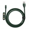 Kabel USB Baseus Fast 4w1 USB do USB-C / Lightning / Micro 5A 1m (zielony)