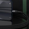 USB magnetic cable - Lightning Baseus Zinc 2.4A 1m (grey-black)