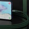 USB magnetic cable - USB-C Baseus Zinc 3A 1m (green)