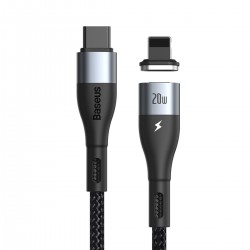 Baseus Zinc Magnetic USB-C - Lightning Cable 20W 1m (Black)
