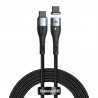 Baseus Zinc Magnetic USB-C - USB-C Cable 100W 1.5m (Black)