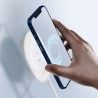Bezprzewodowa ładowarka indukcyjna Baseus Light do iPhone 12, 15W  (biała)