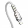 USB-C cable for Lightning Baseus Cafule, PD, 20W, 2m (white)