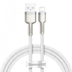 Kabel USB do Lightning Baseus Cafule, 2.4A, 1m (biały)