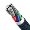 Baseus High Density Braided Cable Type-C to Lightning, PD,  20W, 1m (blue)