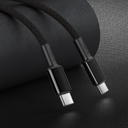 USB-C to USB-C Cable Baseus High Density Braided, 100W, 1m (Black)