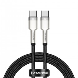 Cable USB-C to USB-C Baseus Cafule, 100W, 1m (black)