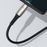 Baseus Water Drop-shaped Cable USB to Type-C, LED, 66W, 6A, 2m (black)