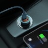 Baseus Golden Contactor Pro car charger, USB + USB-C, QC4.0+, PD, SCP, 40W (blue)