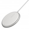 Baseus Simple Mini magnetic induction wireless charger, MagSafe, 15W (white)