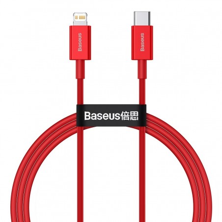 Baseus Superior Series Cable USB-C to iP, 20W, PD, 1m (red)