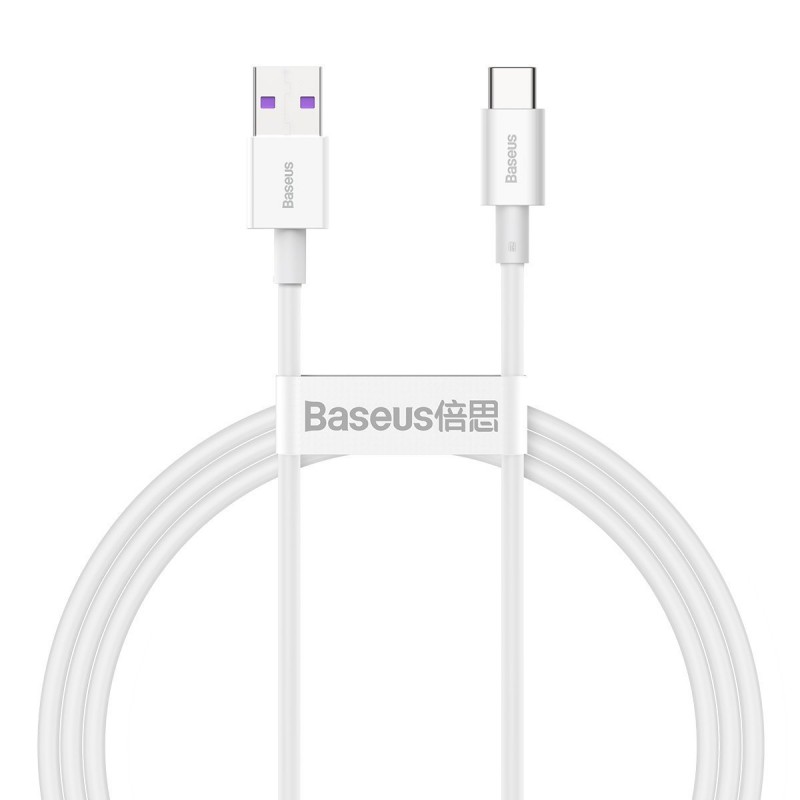 Baseus Superior Series Cable USB to USB-C, 66W, 1m (white)