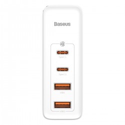 Baseus GaN2 Pro Quick Travel Charger 2x USB + 2x USB-C, 100W, EU (white)