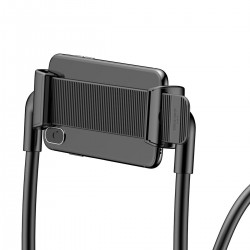 Baseus Neck-Mounted Lazy Bracket holder for phones and tablets 4-10" (black)