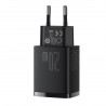 Baseus Compact Quick Charger, USB, USB-C, 20W (black)