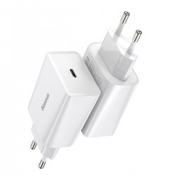 Baseus Speed Mini Quick Charger, USB-C, PD, 3A, 20W (white)