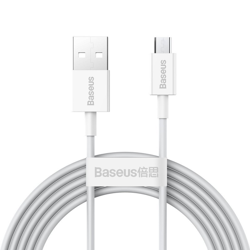 Baseus Superior Series Cable USB to micro, 2A, 2m (white)