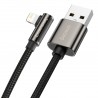 Cable USB to Lightning Baseus Legend Series, 2.4A, 2m (black)
