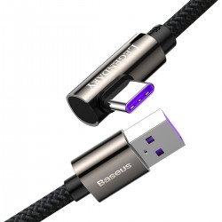 Cable USB to USB-C Baseus Legend Series, 66W, 2m (black)
