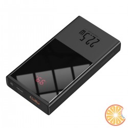 Powerbank Baseus Super Mini, 10000mAh, USB + USB-C, SCP, QC 3.0, PD, 22.5W (nero)