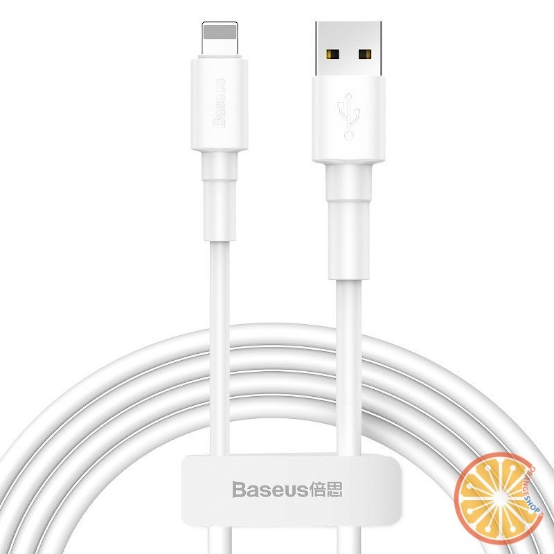 Cavo USB a Lightning Mini USB Baseus 2,4 A 1m (bianco)