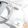 Cavo USB a Lightning Mini USB Baseus 2,4 A 1m (bianco)