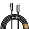 Cable USB-C to Lightning Baseus Legend Series, PD, 20W, 1m (black)