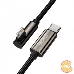 Cable USB-C to Lightning Baseus Legend Series, PD, 20W, 2m (black)